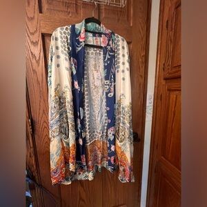 Johnny Was Silk Kimono XL